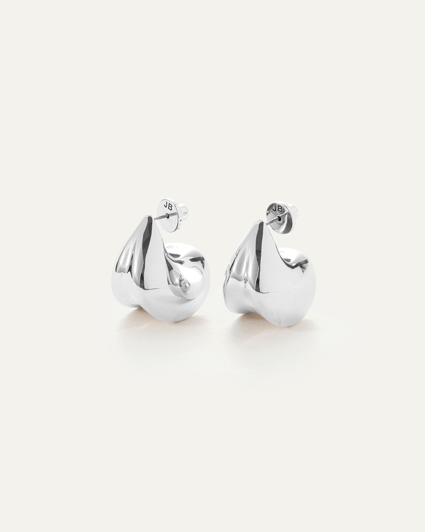 Nouveaux Puff Earrings Silver