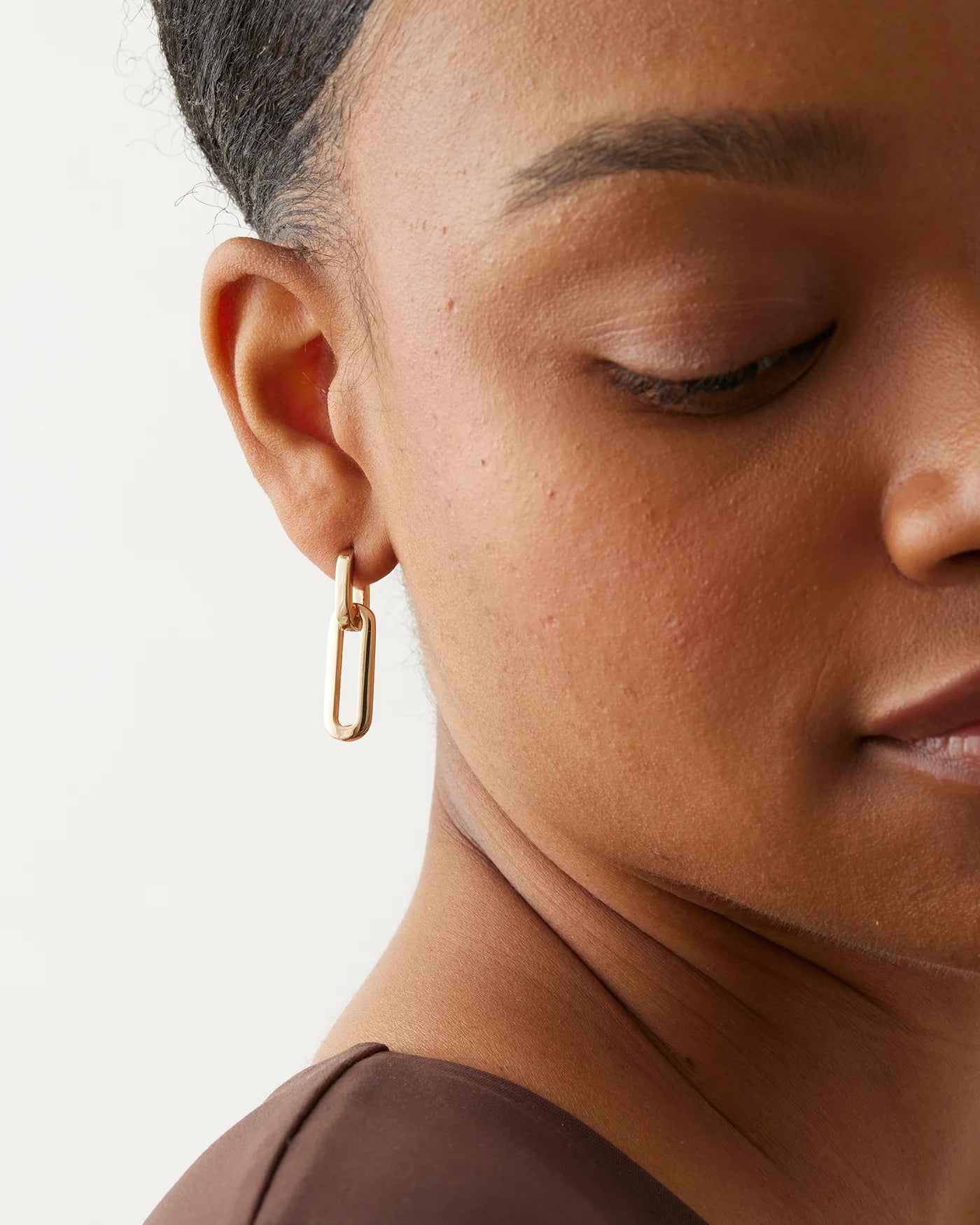 Teeni Detachable Link Earrings in Gold