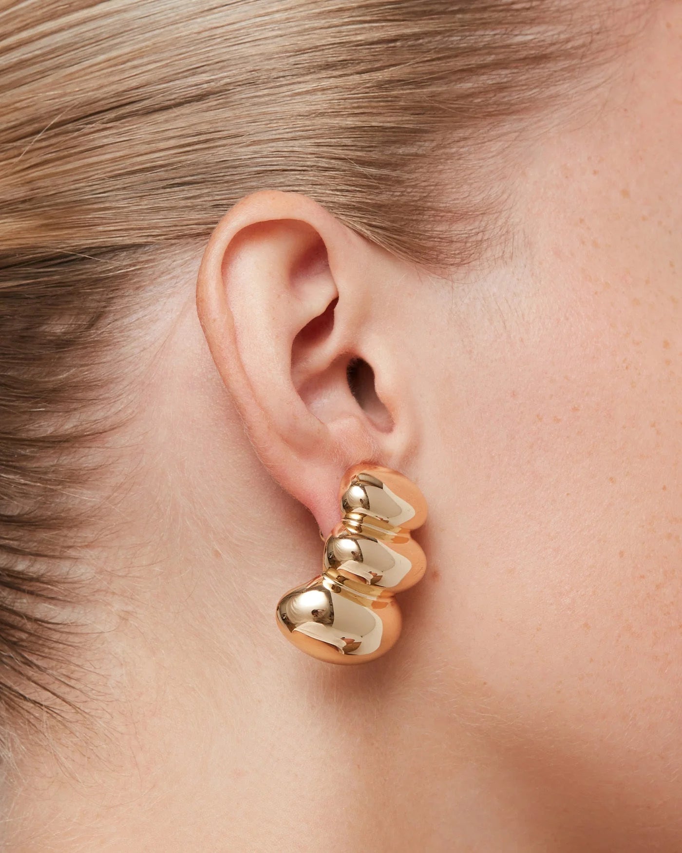 Non-Stop Earrings in Gold