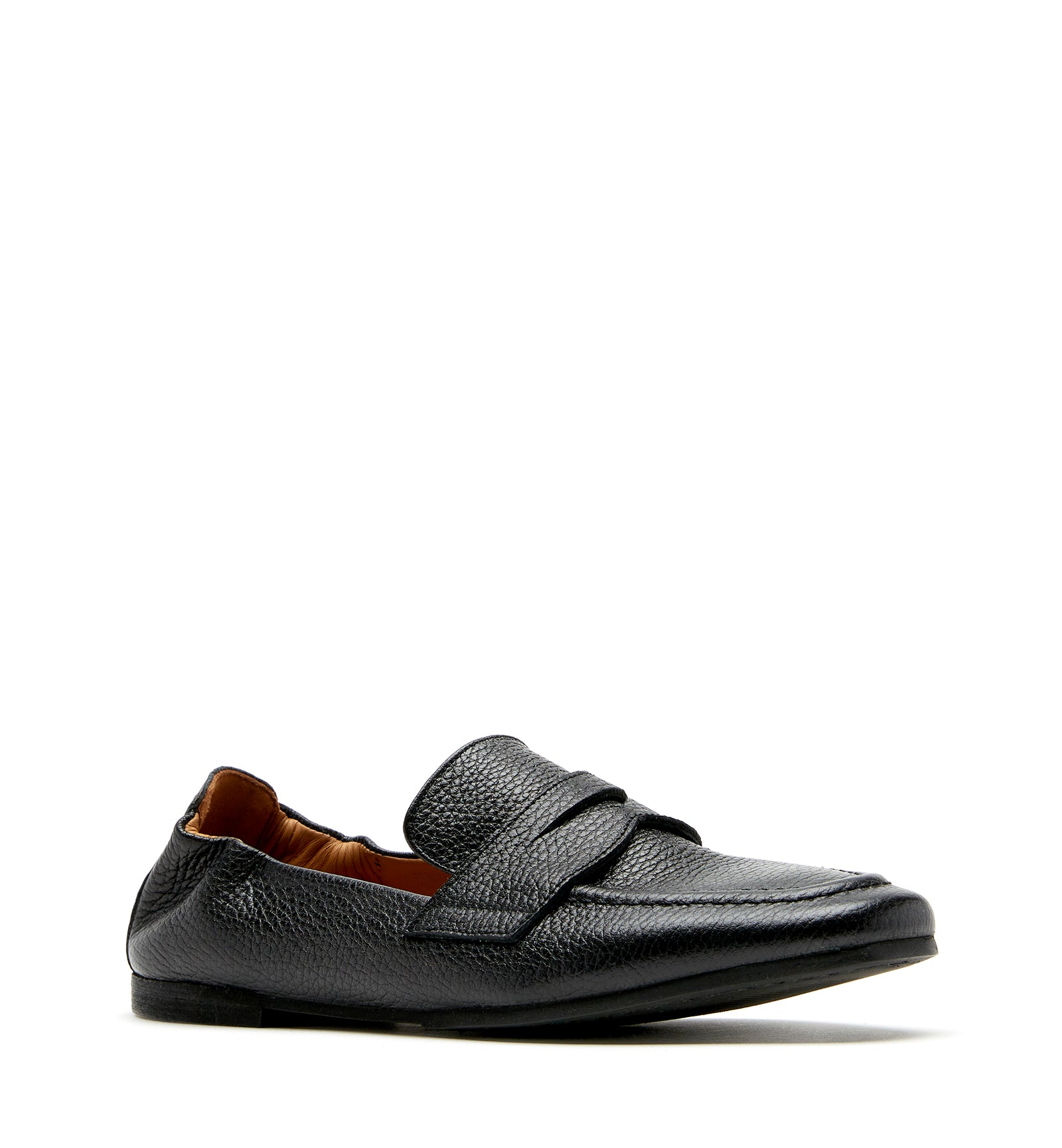 Kitson Leather Loafer in Black