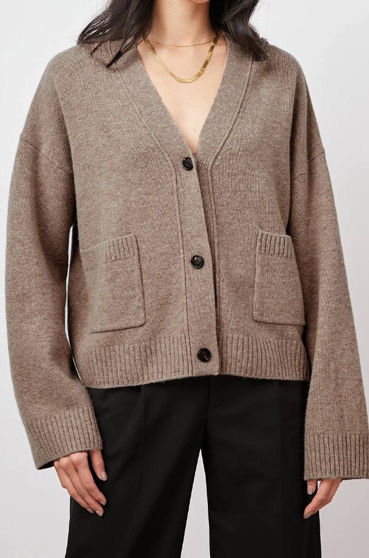 Lindi Cardigan in Mink