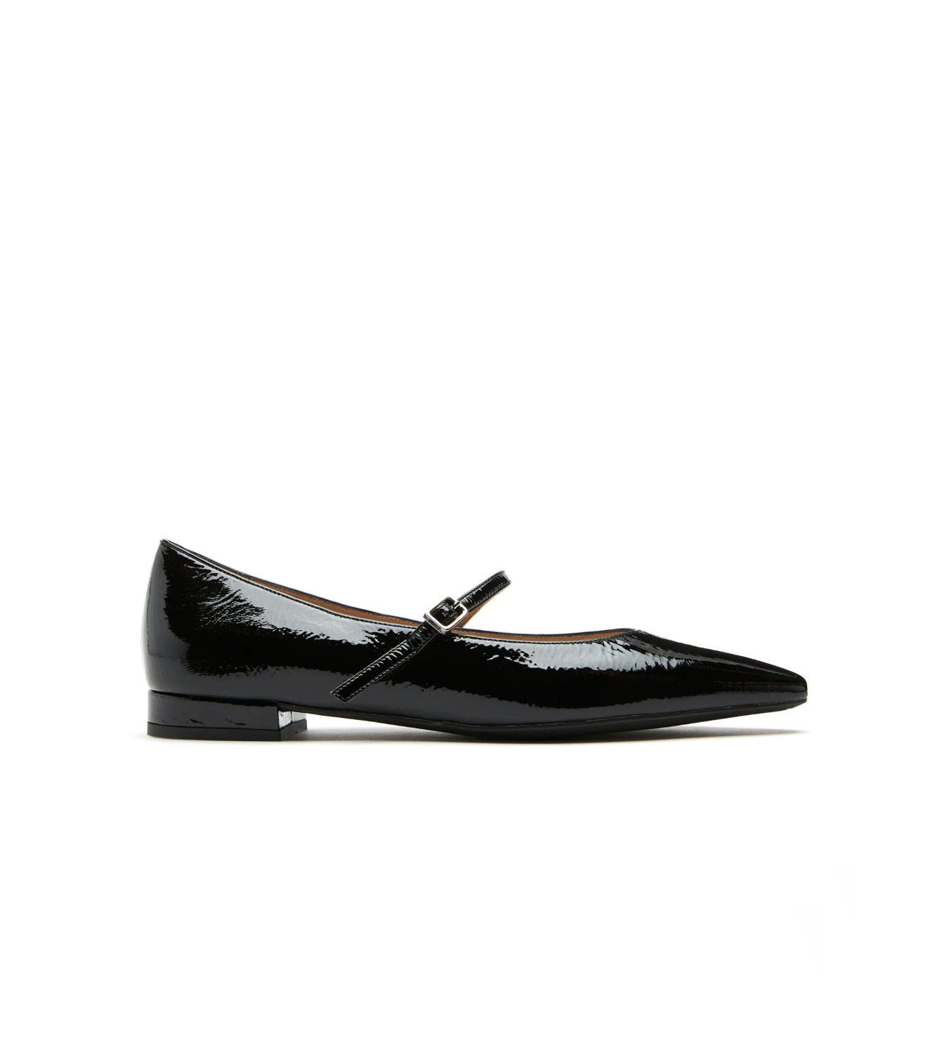 Fritz Mary Jane Flat in Black Patent