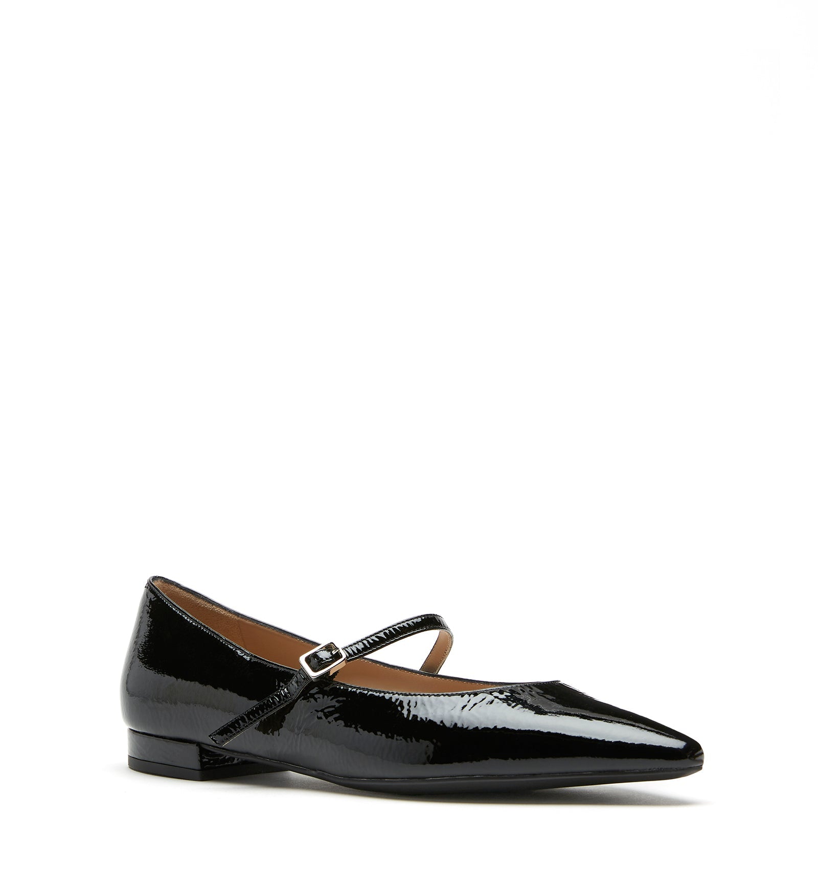 Fritz Mary Jane Flat in Black Patent