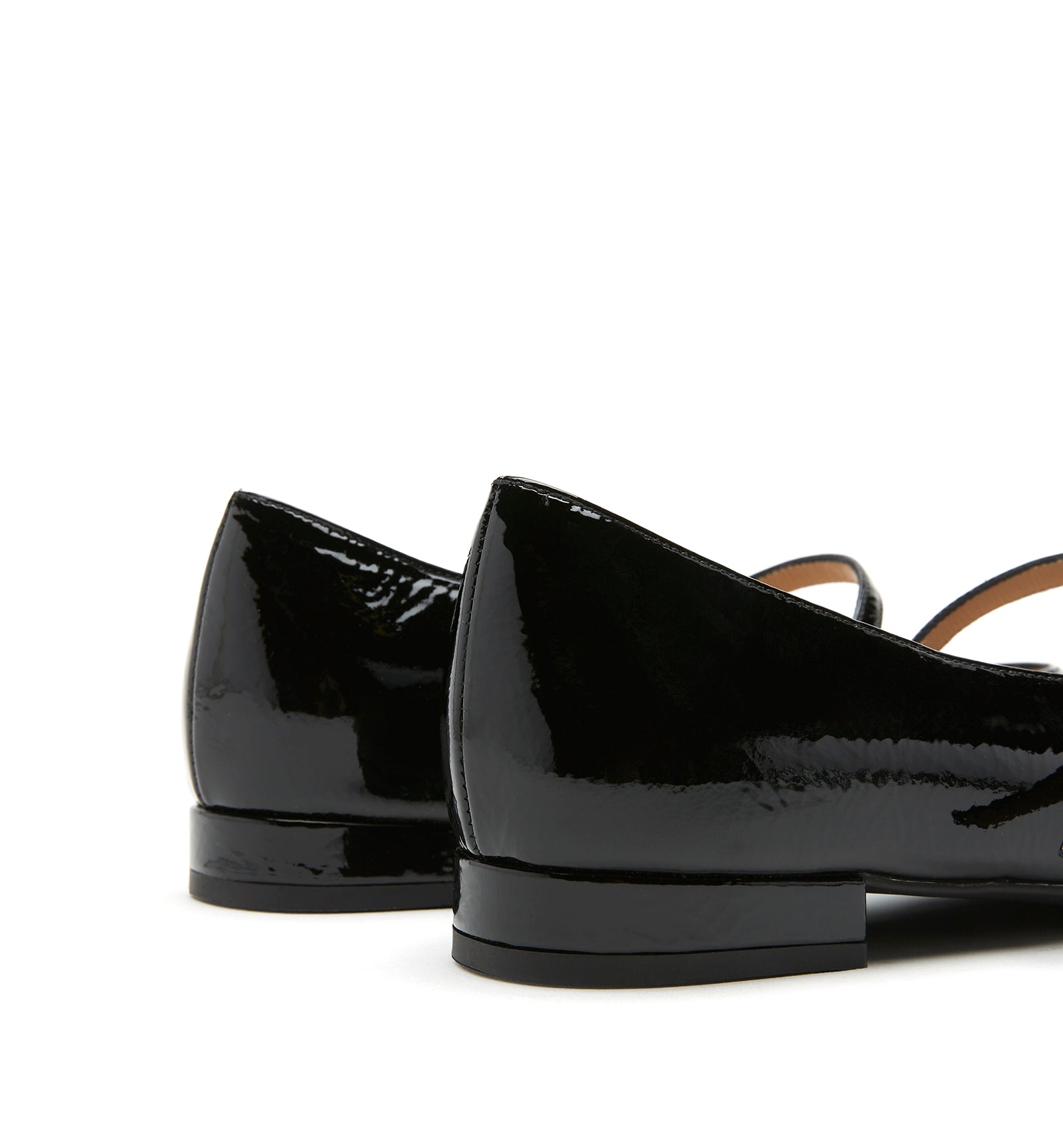 Fritz Mary Jane Flat in Black Patent