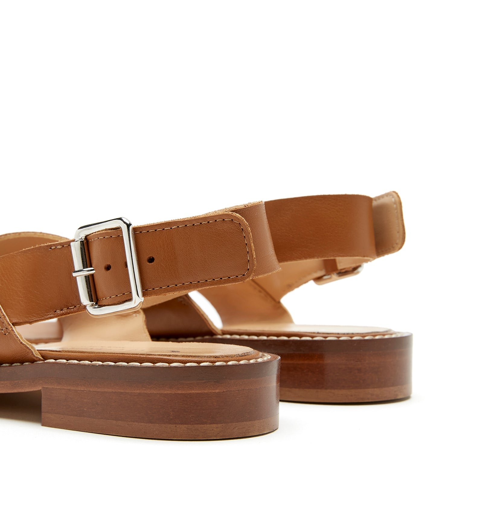 Tracy Sandal in Camel Leather