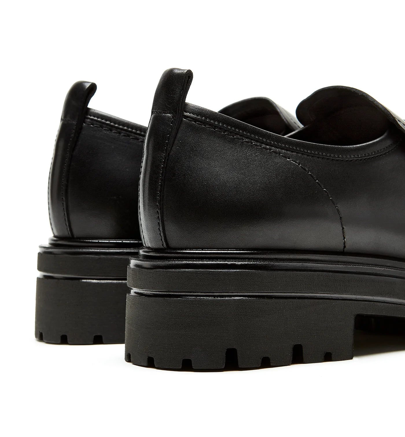 Tray Leather Loafer in Black