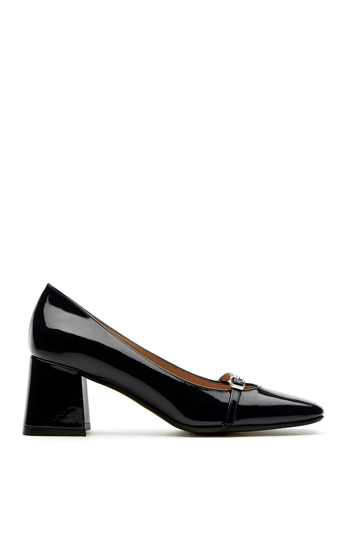 Femma Shoes in Black Patent