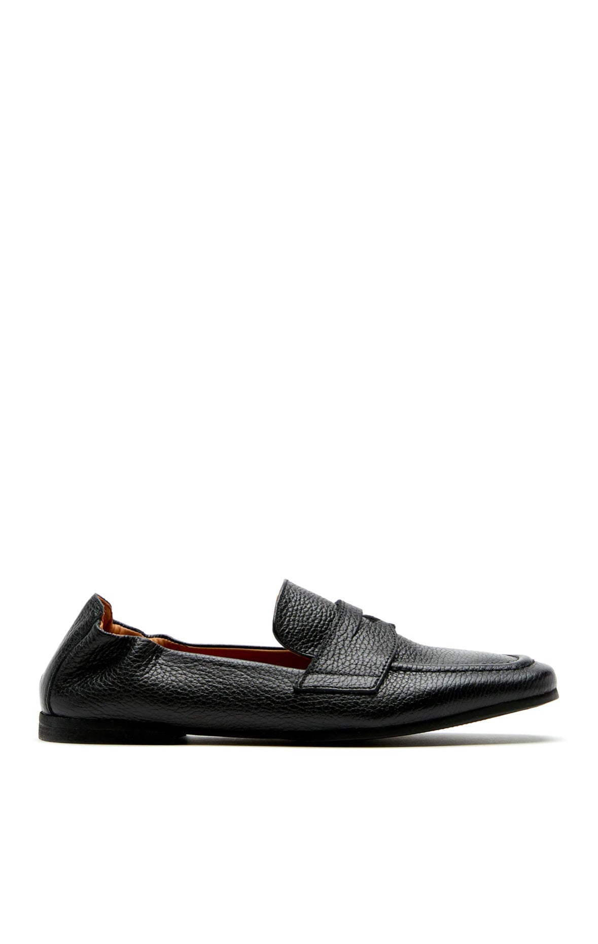 Kitson Leather Loafer in Black