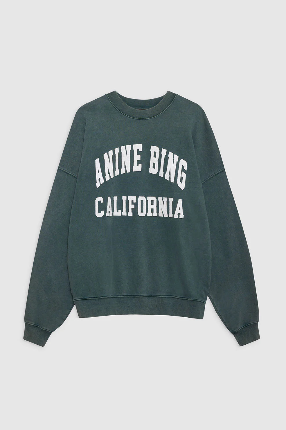 Miles Sweatshirt Anine Bing Washed Dark Sage