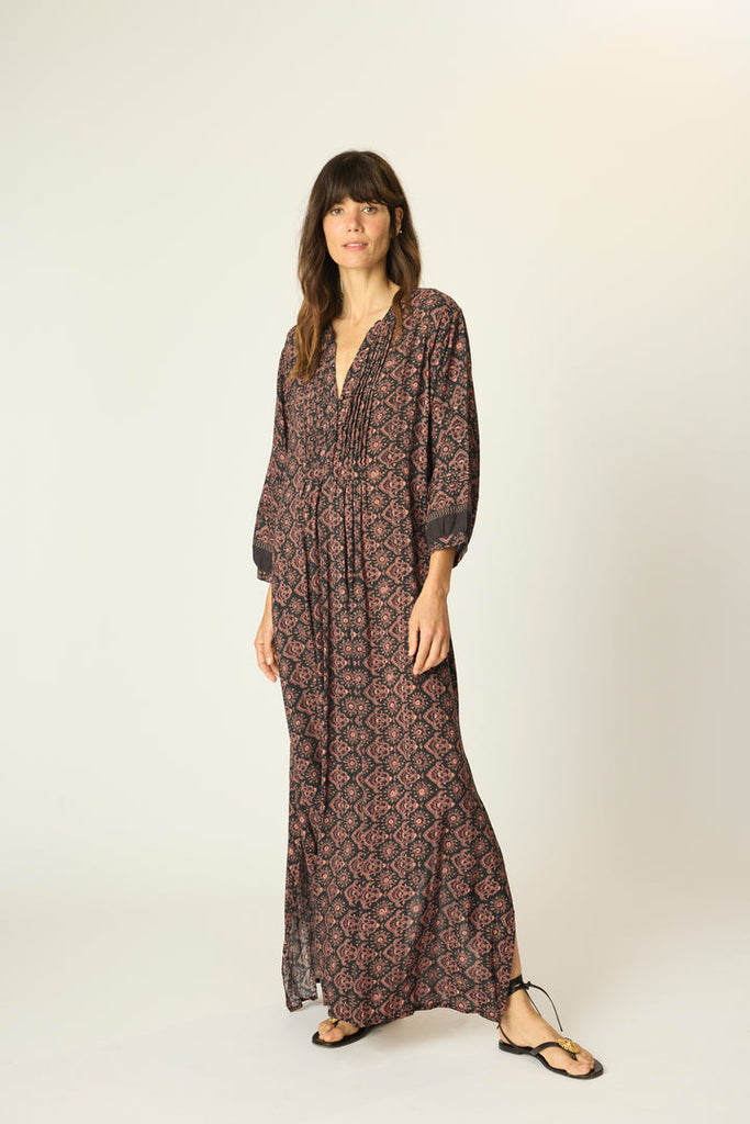 Sammie Maxi in Fleur-De-Lis Black