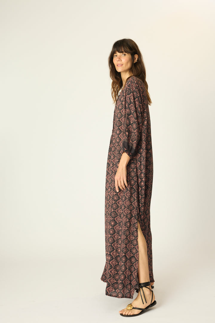 Sammie Maxi in Fleur-De-Lis Black