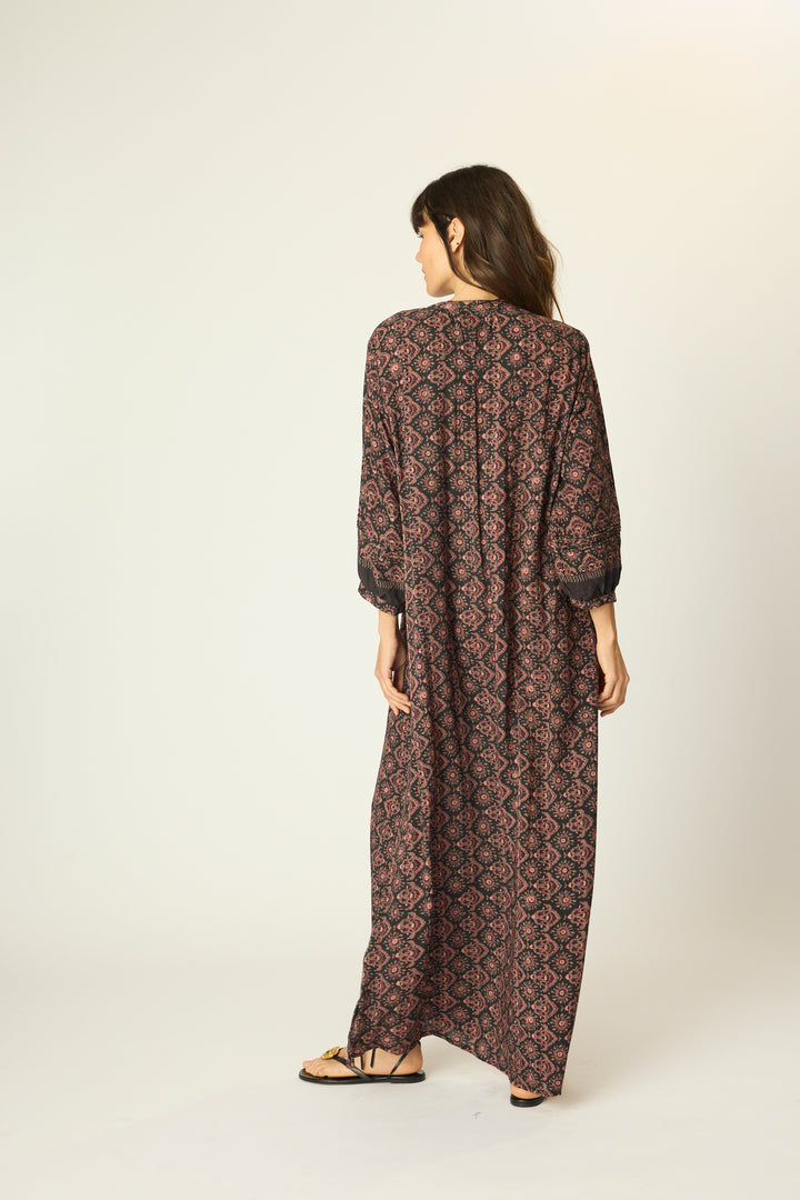 Sammie Maxi in Fleur-De-Lis Black