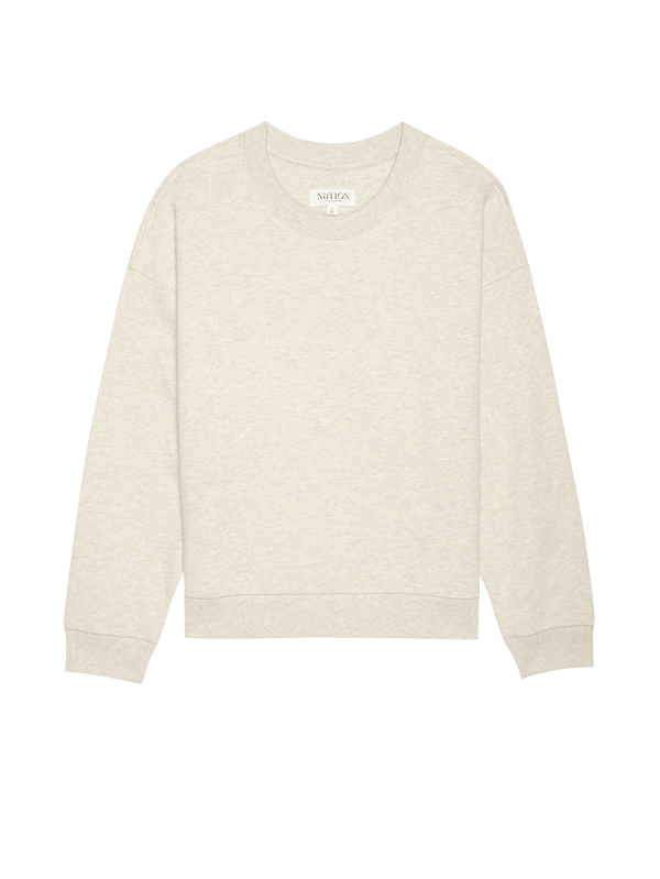 Jovie Sweatshirt in Heather Oatmeal