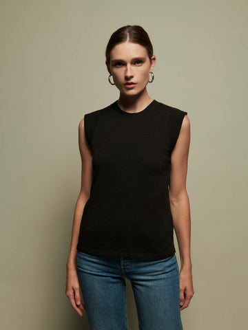 Patti Tank in Jet Black