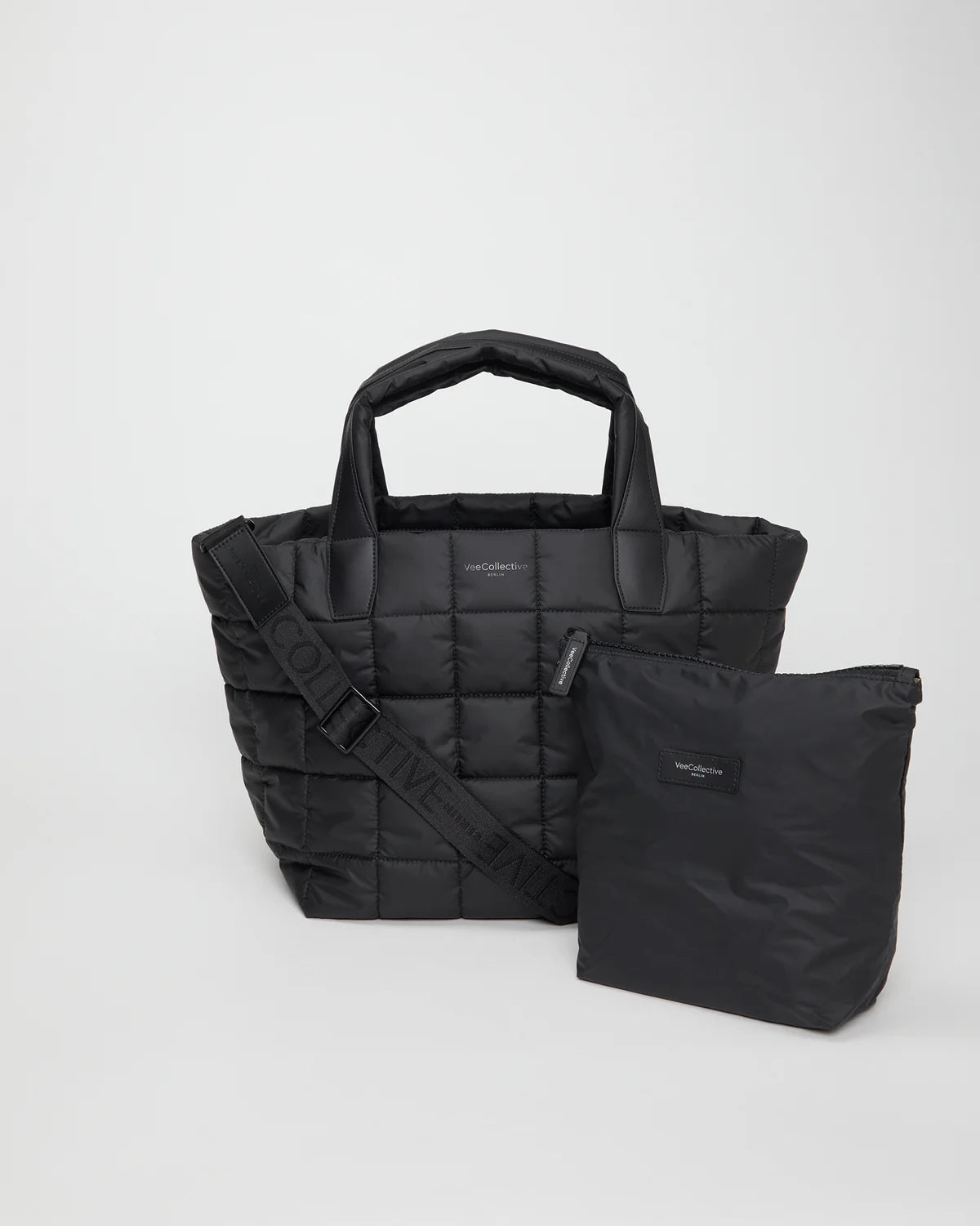 Porter Tote Medium in Matte Black