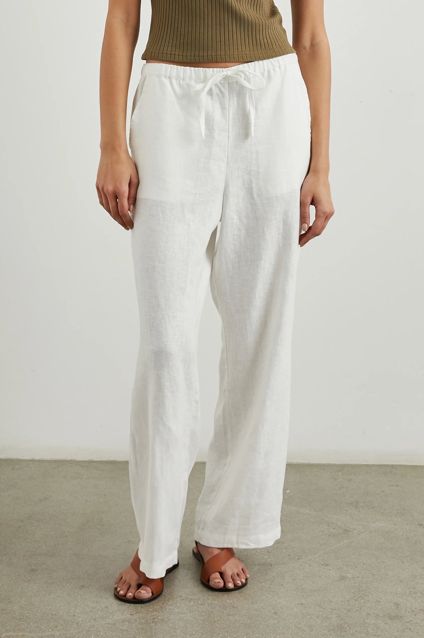 Emmie Pant in White