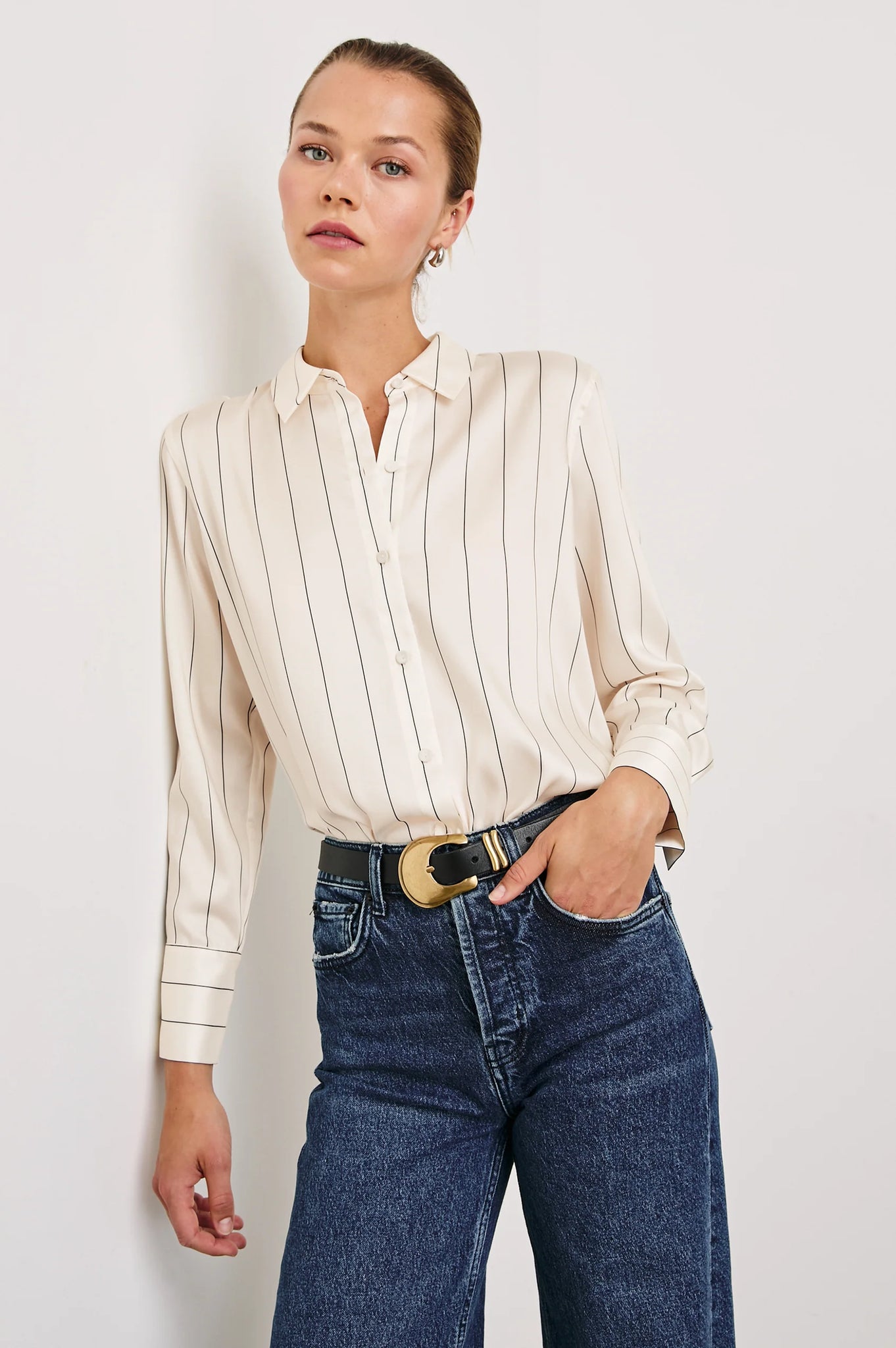 Saige Shirt in Brixton Stripe