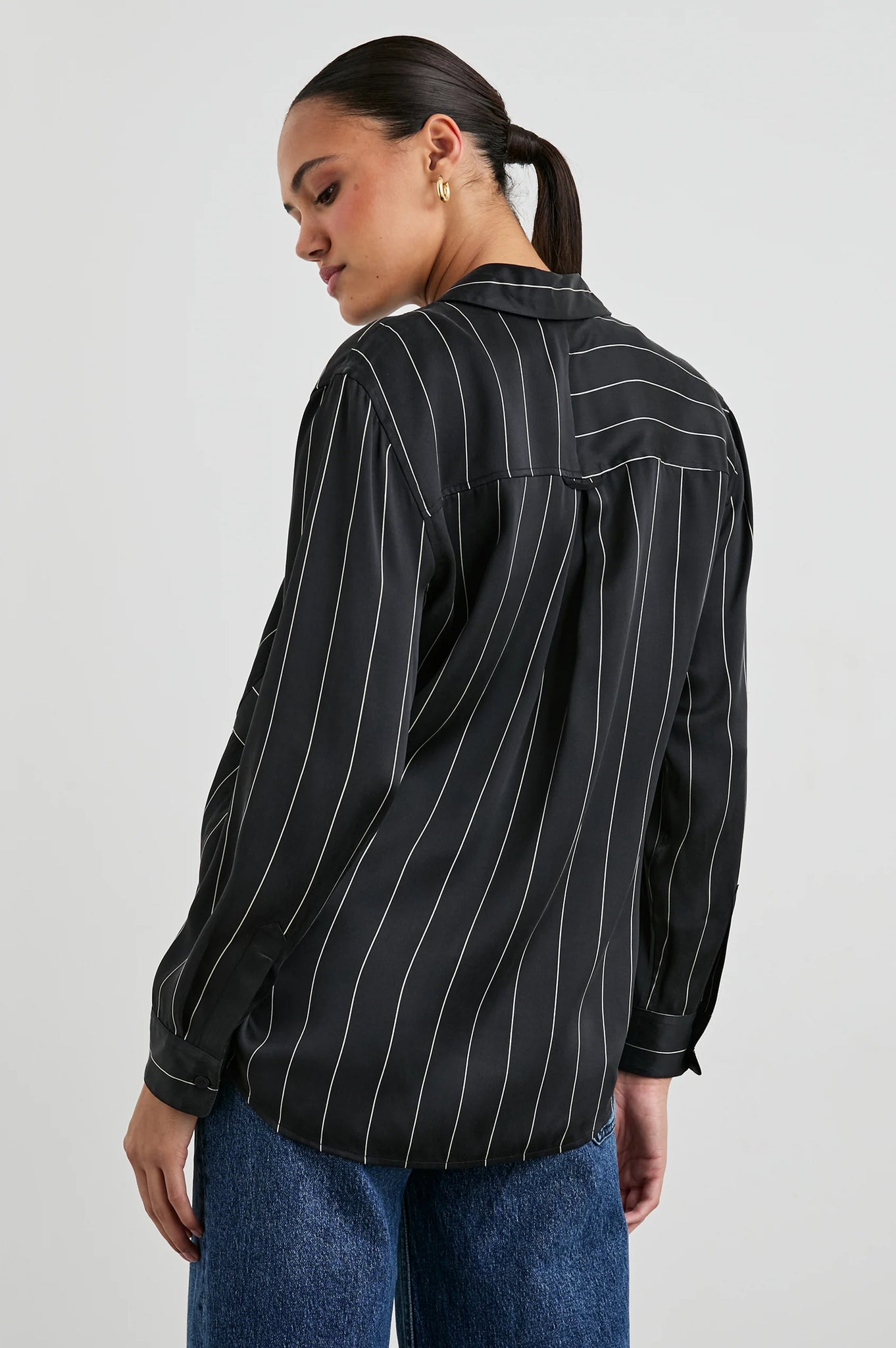 Spencer Shirt in Ink Stripe