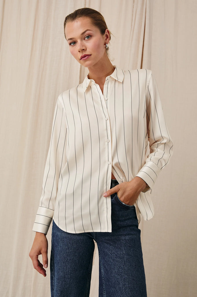 Saige Shirt in Brixton Stripe