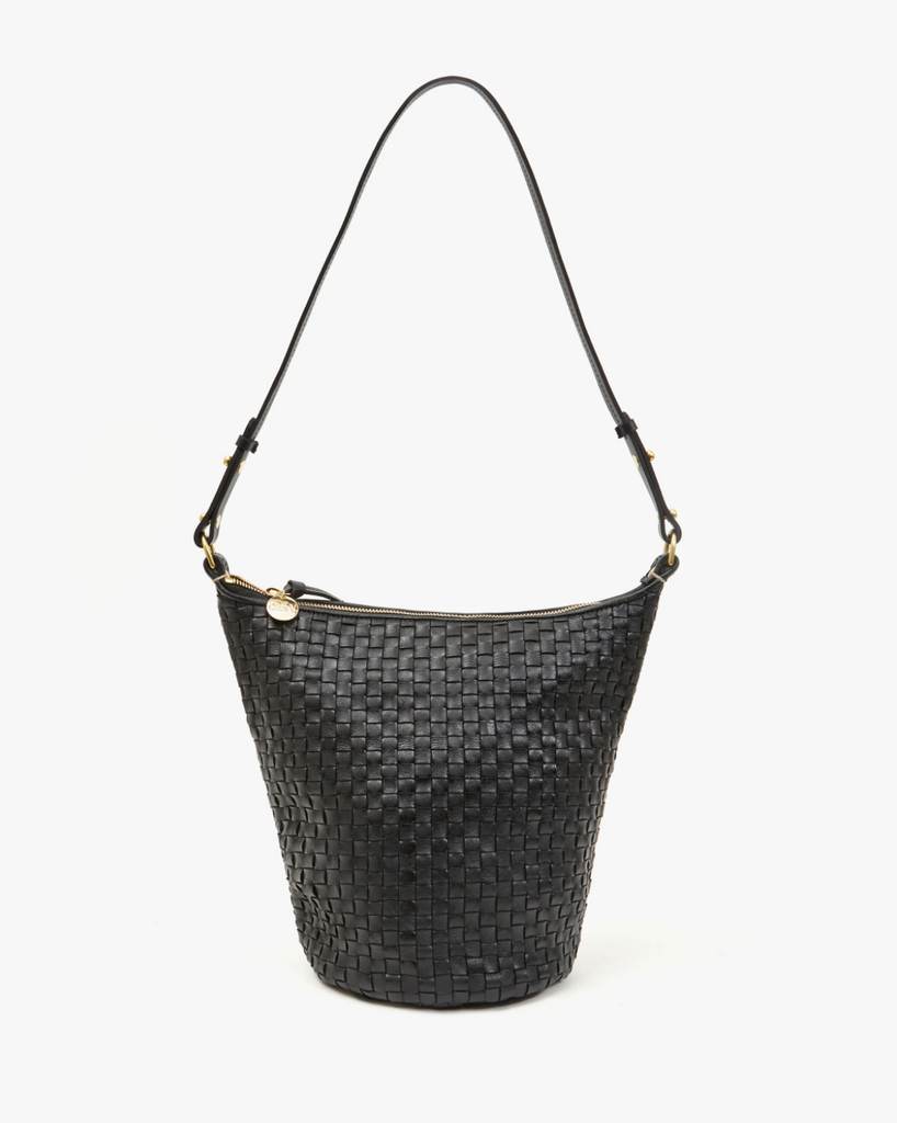 Petite Jeanne in Black Woven Checker