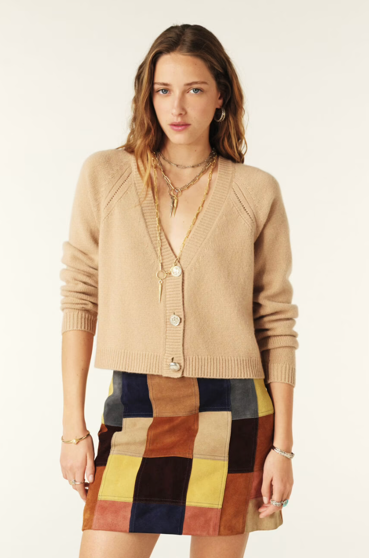 Carila Cardigan. Camel