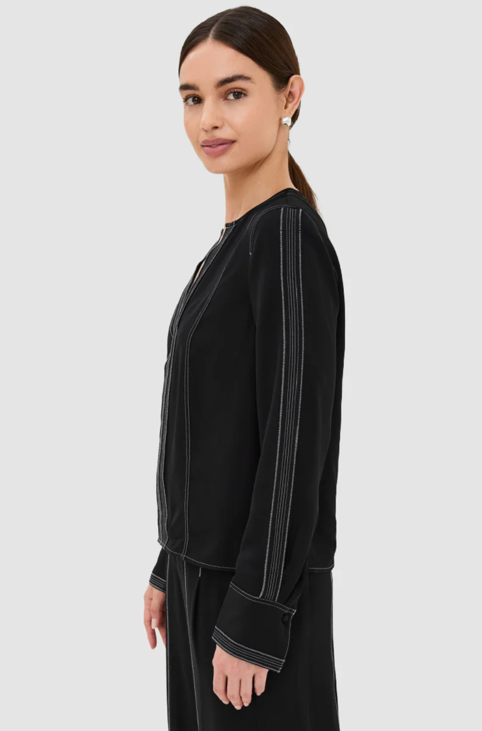 Safi Blouse in Noir