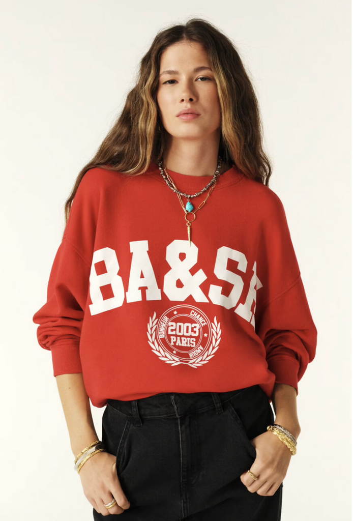 Benjamin Sweatshirt. Rouge