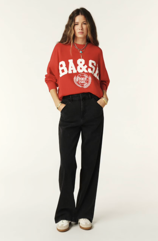 Benjamin Sweatshirt. Rouge