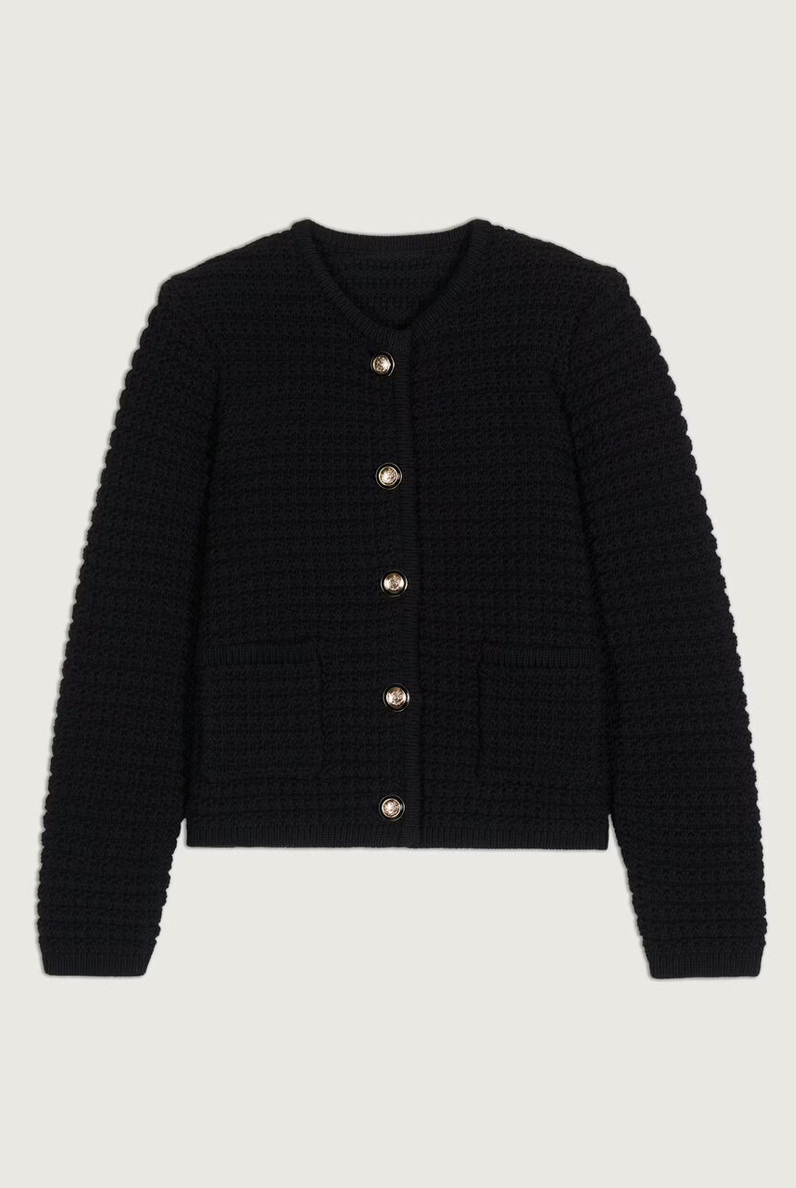 Gaspard Cardigan. Noir