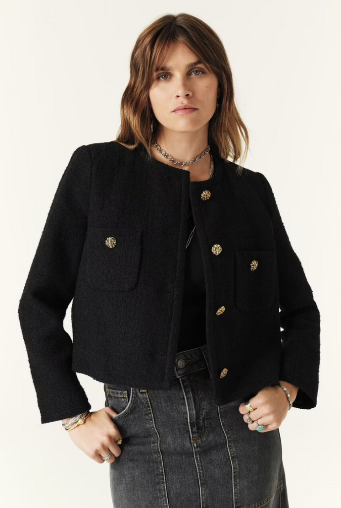 Meredith Jacket. Noir