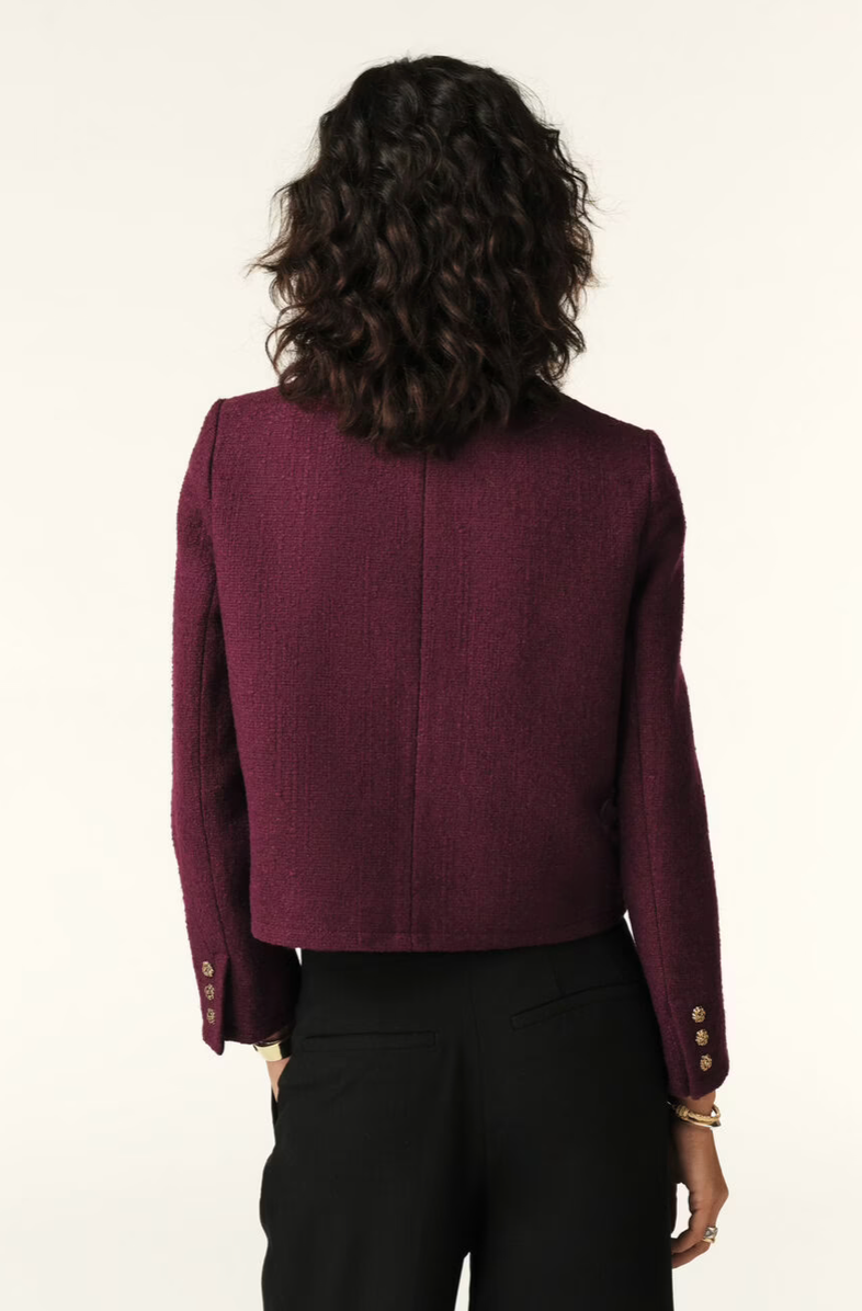 Meredith Jacket. Bordeaux