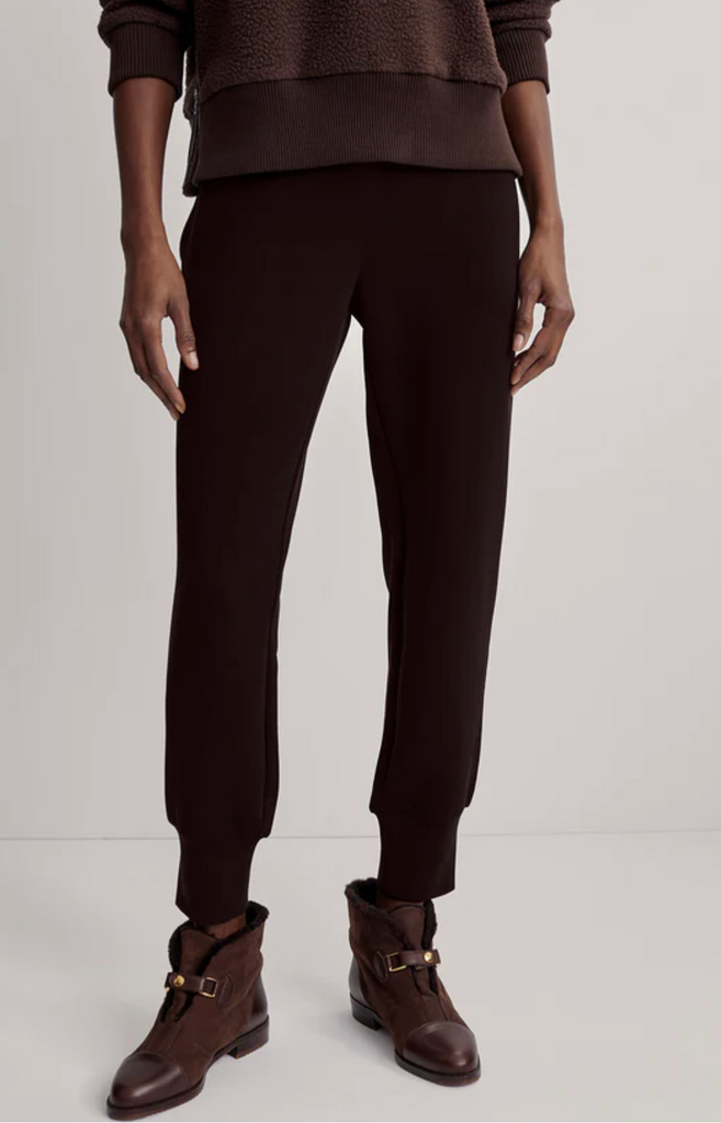 The Slim Cuff Pant 27.5" in Coffee Bean