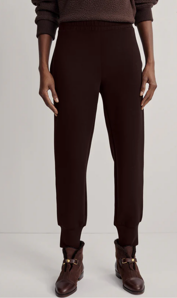 The Slim Cuff Pant 27.5" in Coffee Bean