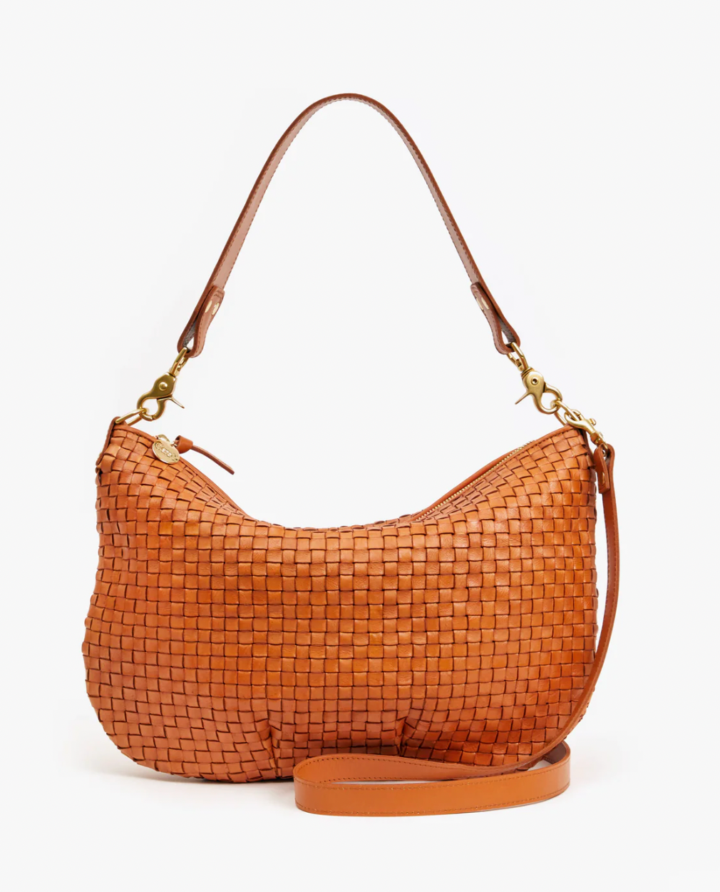 Moyen Messenger in Natural Woven Checker