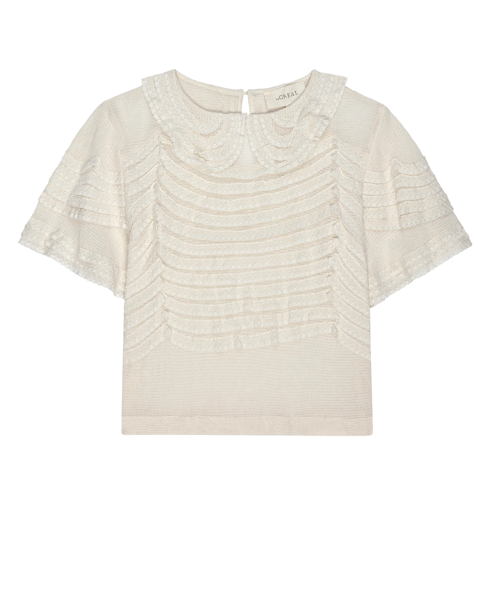 The Rosebud Top. Cream