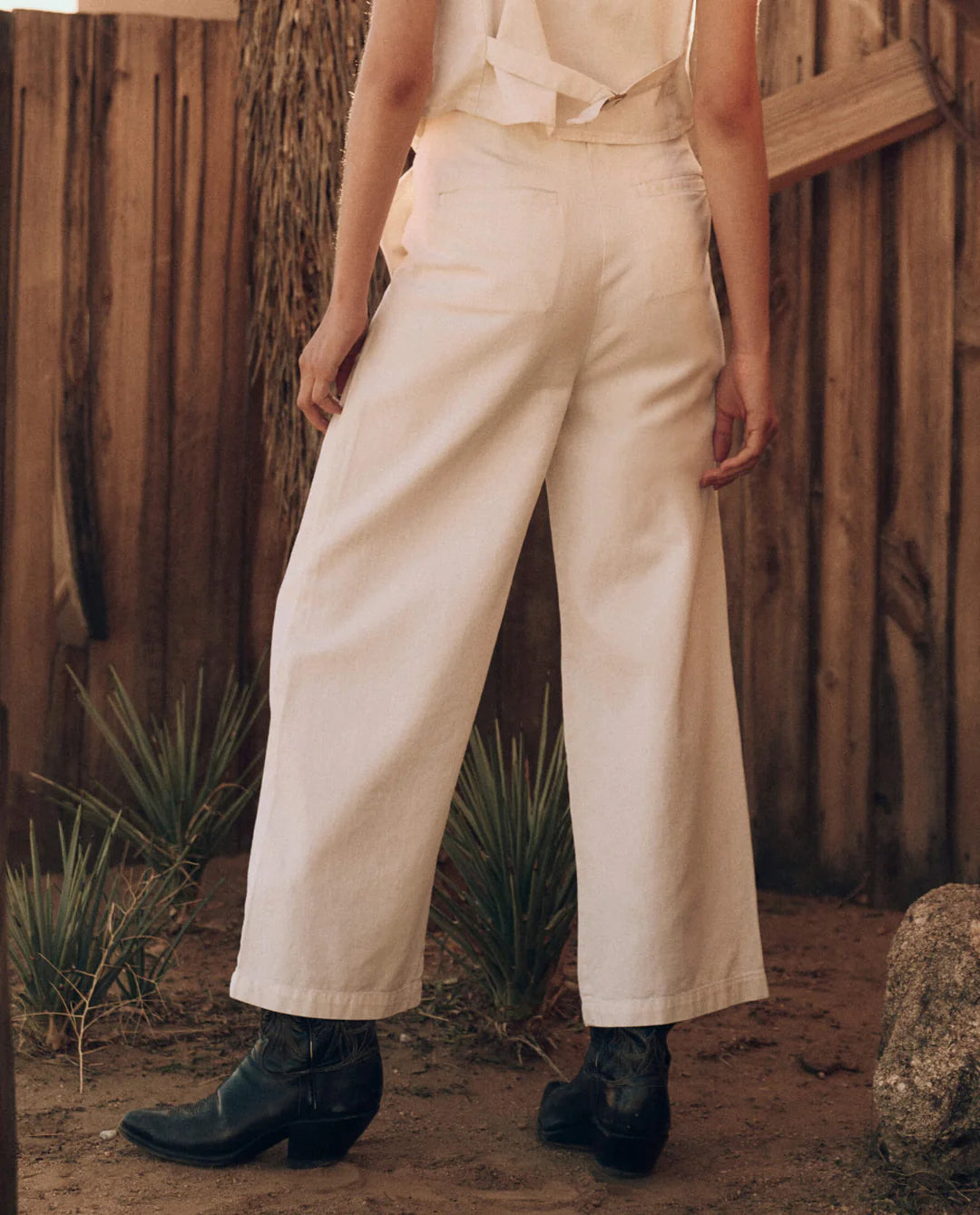 The Sculpted Trouser. Natural Hemp