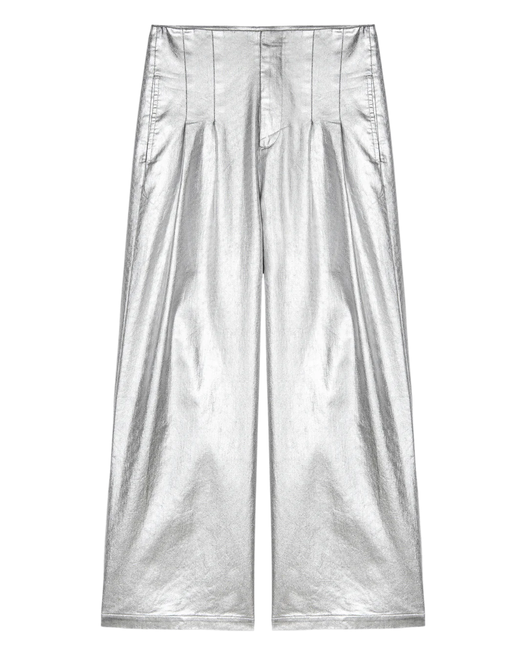 The Sculpted Trouser. Silver