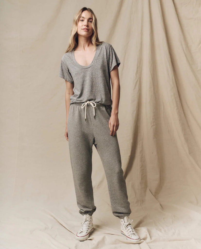 The Stadium Sweatpant. Varsity Grey