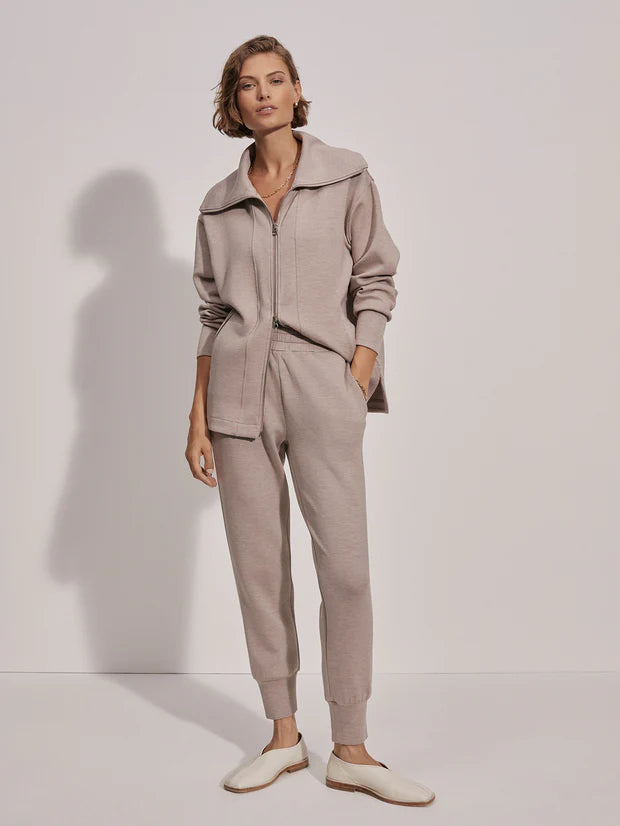 The Slim Cuff Pant 27.5" in Taupe Marl