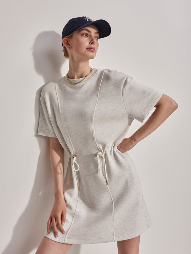 Maple Dress in Ivory Marl