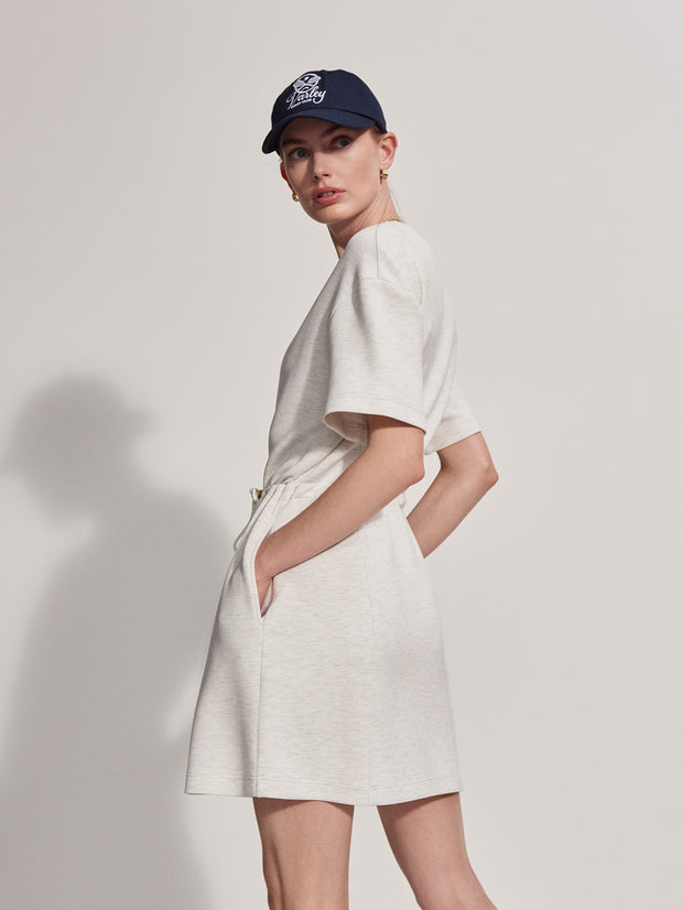 Maple Dress in Ivory Marl