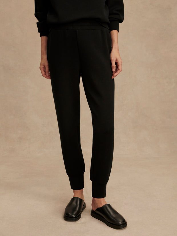 The Slim Cuff Pant 27.5" in Black