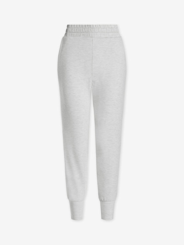 The Slim Cuff Pant 27.5" in Ivory Marl