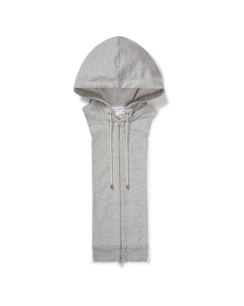 Hoodie Dickey in Heather Grey