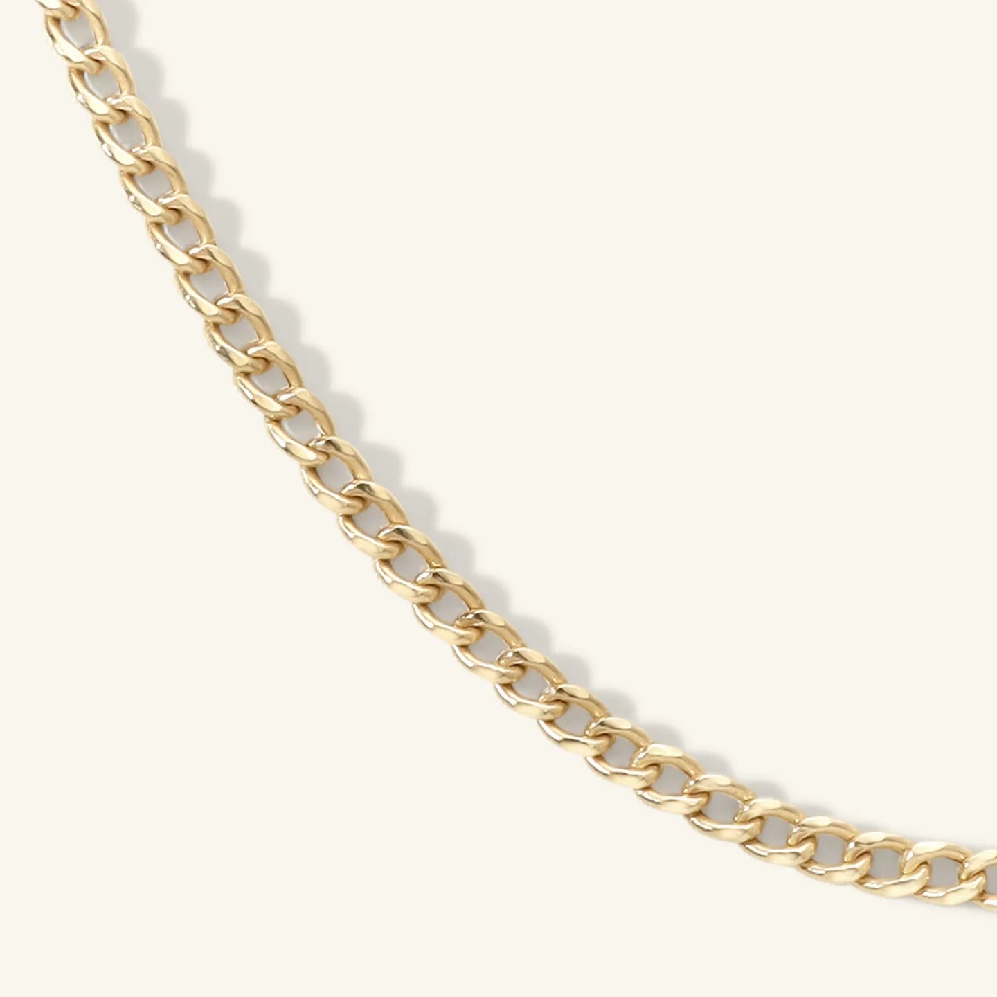 Baby Curb Chain Necklace - 18"