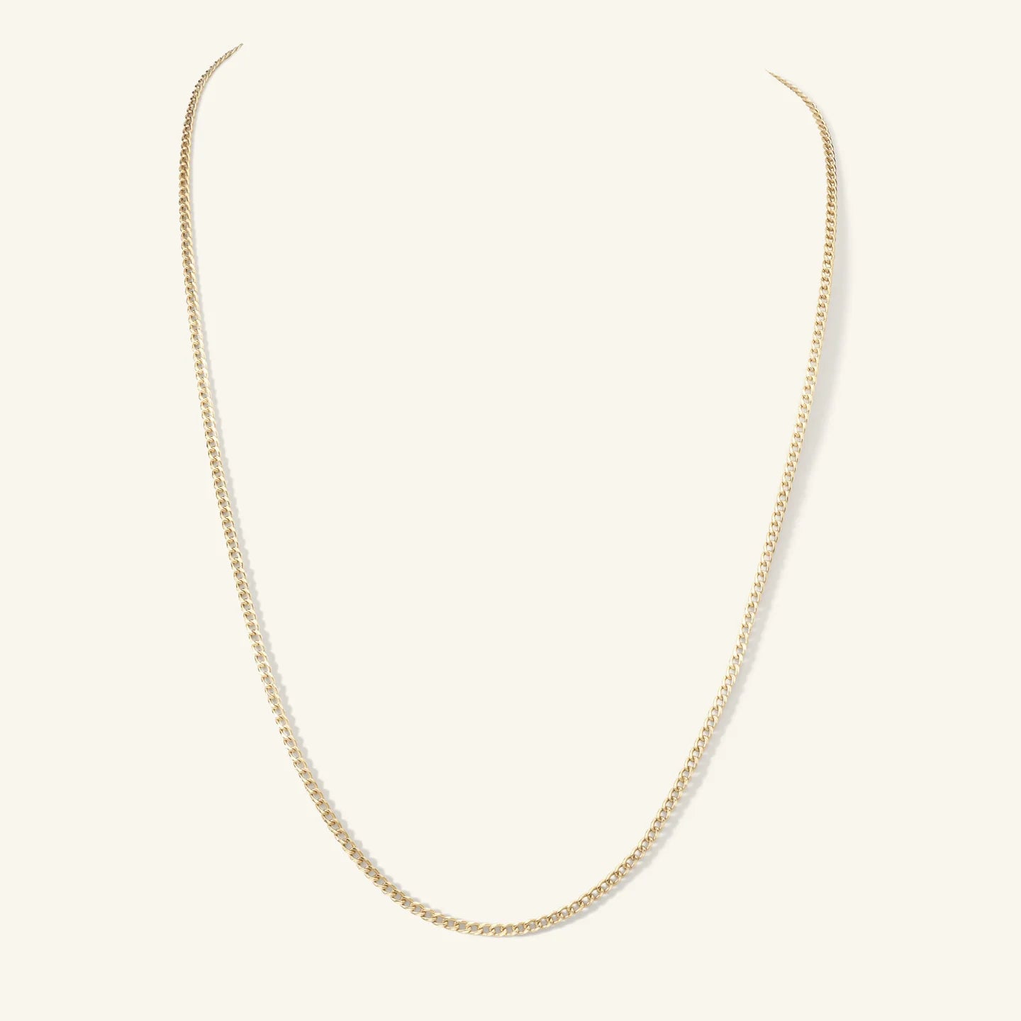 Baby Curb Chain Necklace - 18"