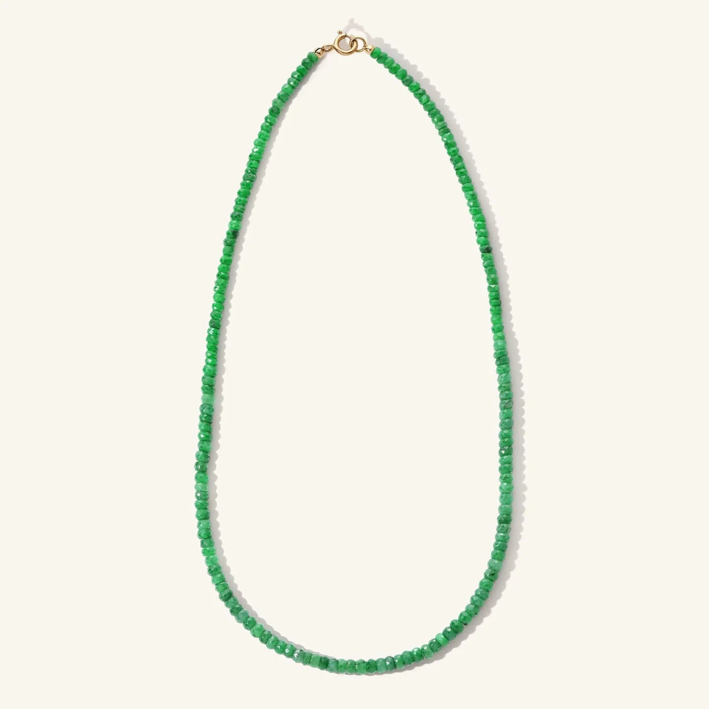 Emerald Beaded Necklace