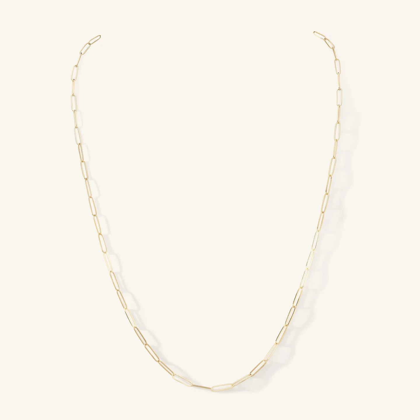 Penelope Paperclip Chain Necklace - 20"