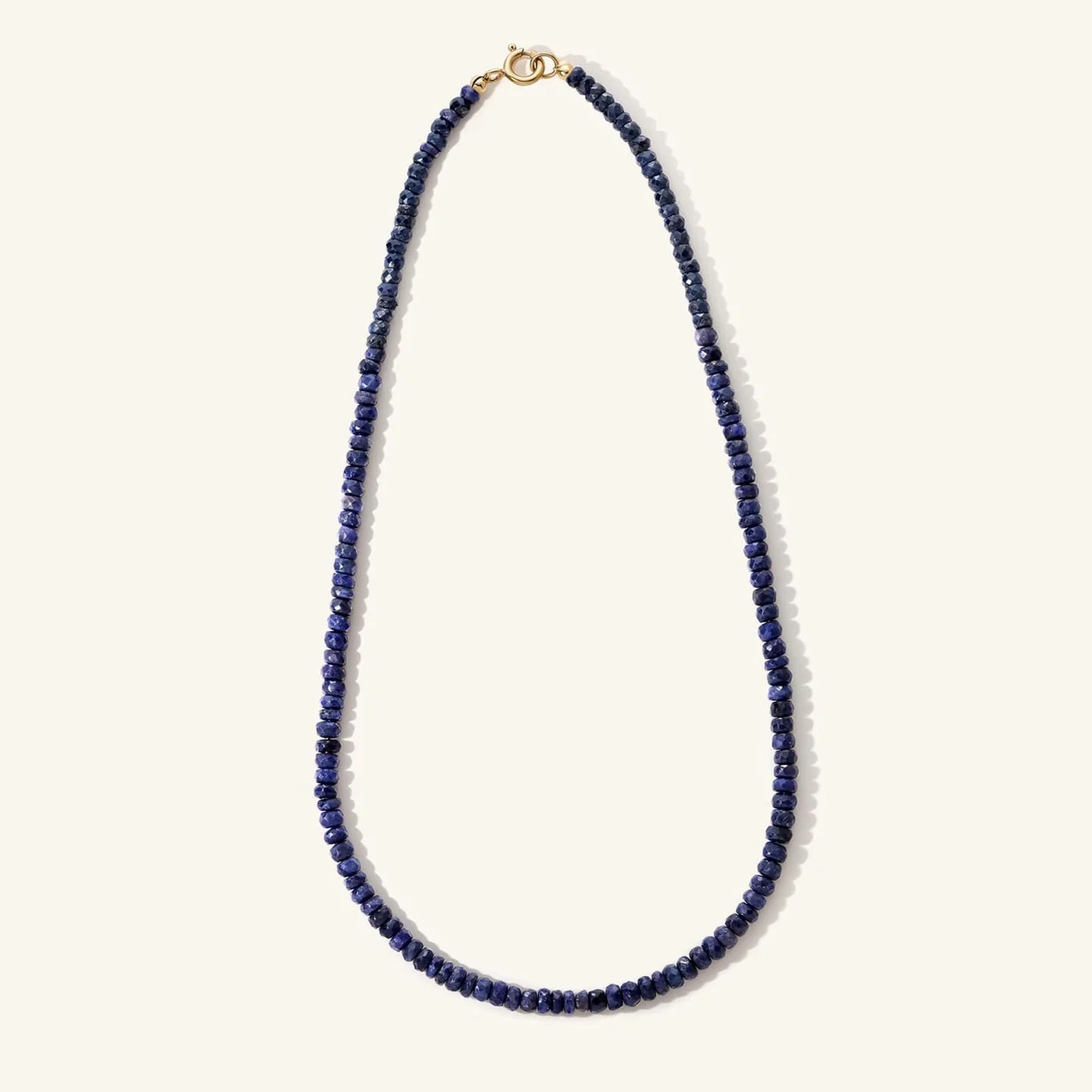 Sapphire Beaded Necklace