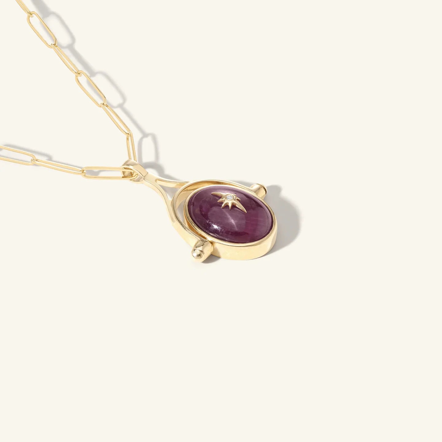 Spinning Ruby Pendant